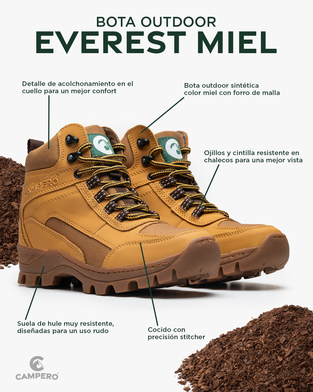 Bota Everest Miel
